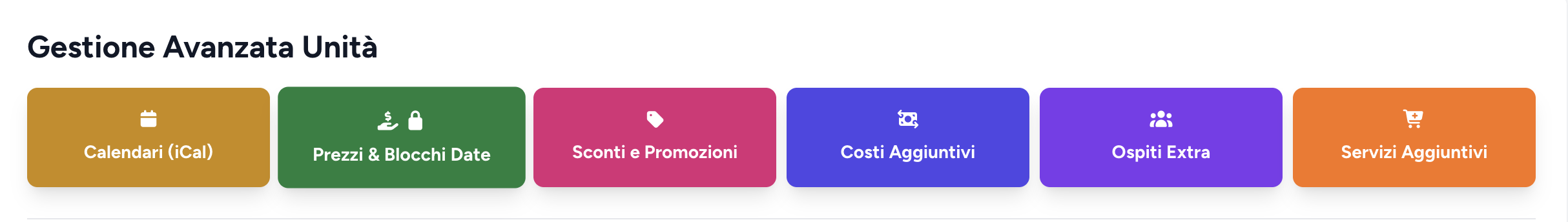 Unit menu top Lestis
